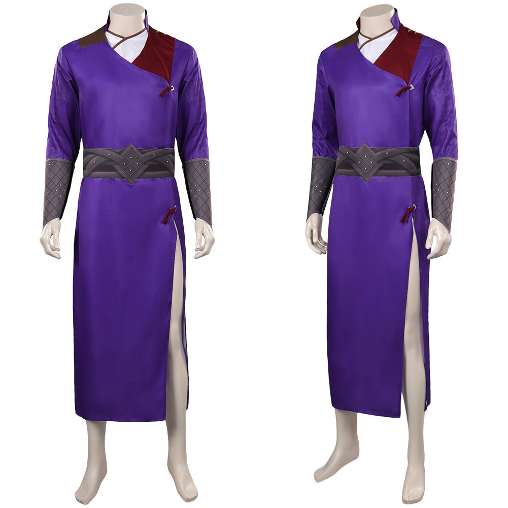 Game Baldur's Gate Gala Purple Outfits Party Carnival Halloween Cosplay Costume