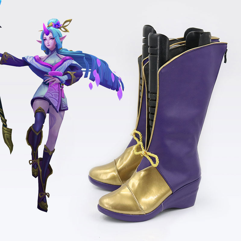 League Of Legends LOL Spirit Blossom Soraka Shoes Cosplay Boots