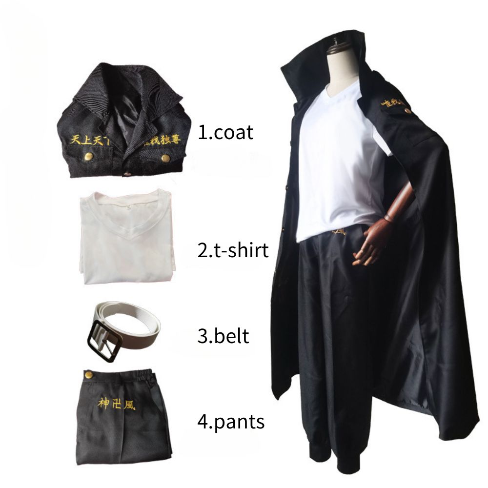 Tokyo Revengers Manjirou Sano Outfits Halloween Carnival Suit Cosplay Costume