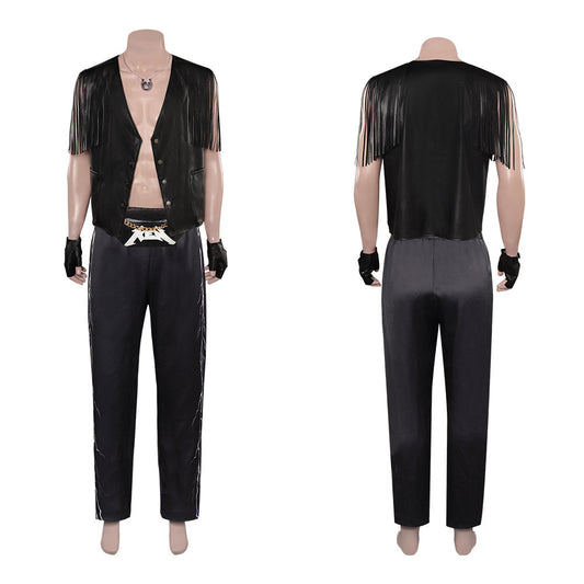 Doll Movie Ken Ryan Gosling Black Fringe Vest Full Set Cosplay Costume