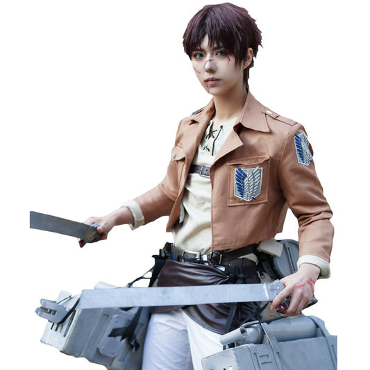 Anime Attack on Titan Eren Jaeger Cosplay Costume