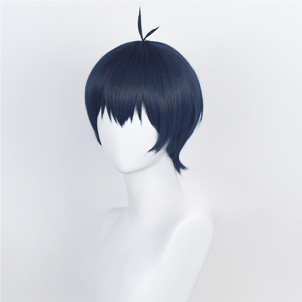 Anime BLUE LOCK Yoichi Isagi Black Cosplay Wig