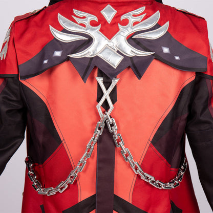 Genshin Impact Diluc Ragnvindr Cosplay Costume