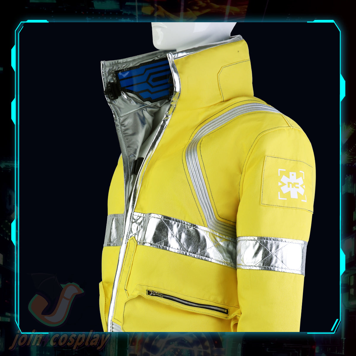 Anime CYBERPUNK Edgerunners David Martinez Cosplay Costume Jacket With Luminous Collar