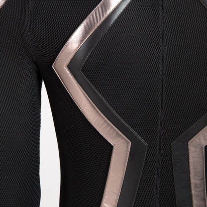 Superhero Black Bolt Jumpsuit Movie Cosplay Costume