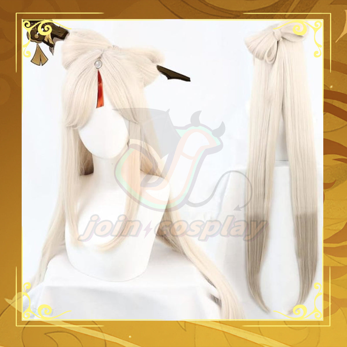 Genshin Impact NingGuang Cosplay Wig