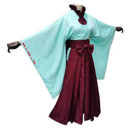 Jibaku Shounen Hanako Kun Toilet-Bound Hanako-kun Akane Aoi Halloween Women Haori Kimono Dress Cosplay Costume