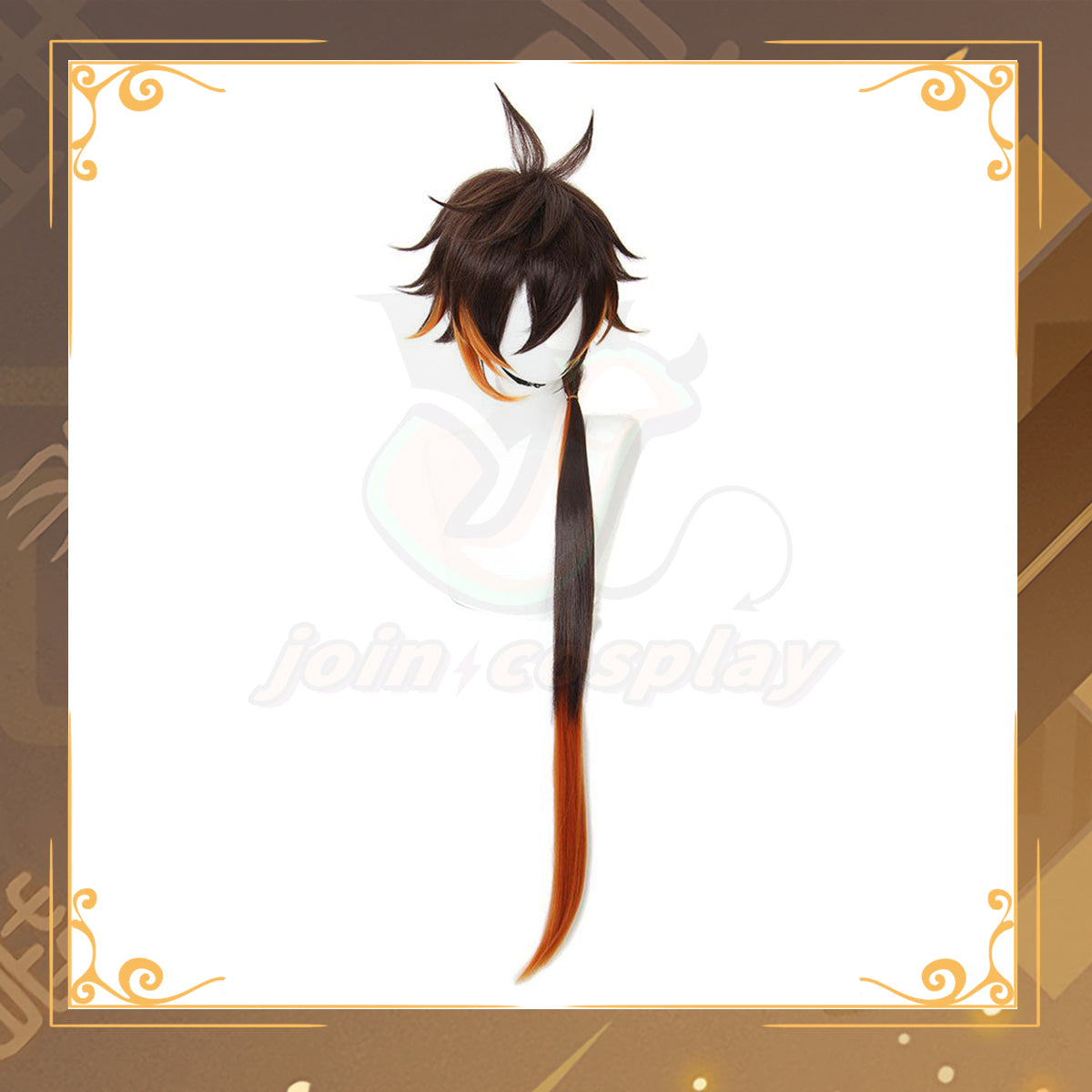 Genshin Impact-Zhongli Cosplay Wig