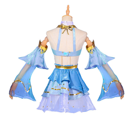 League of Legends LOL Prestige Ocean Song Seraphine Cosplay Costume