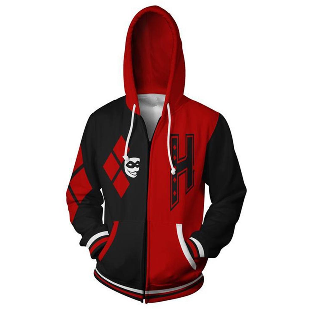 DC Suicide Squad Hoodie Harley Quinn 3D Sweatshirt Unisex