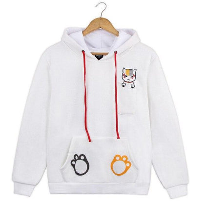 Cotton Amine Natsume Yuujinchou Nyanko Sensei Hooded Hoodie Jacket Coat Costumes Cosplay For Woman