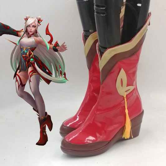 League Of Legends LOL Mythmaker Irelia Cosplay Shoes