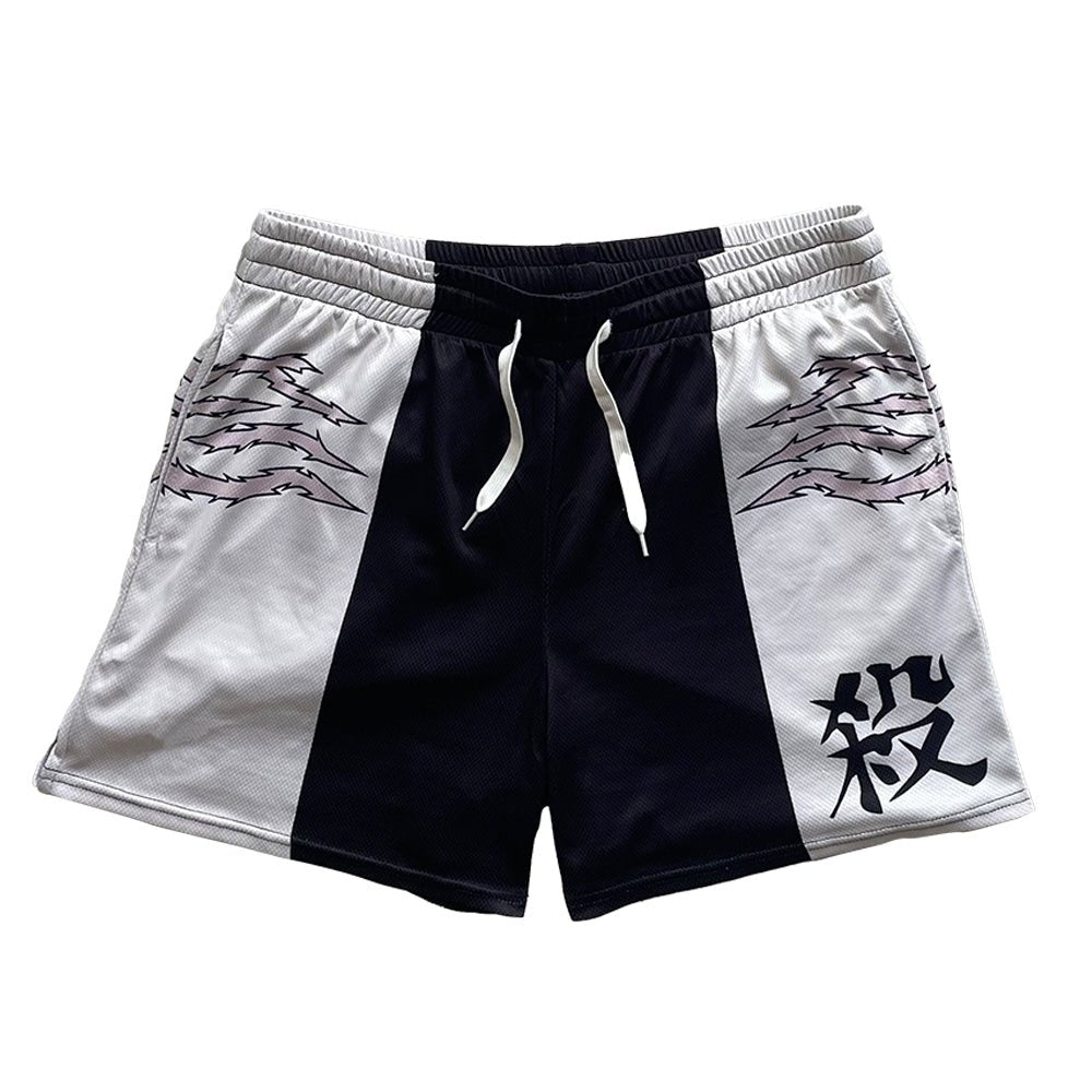 Anime Demon Slayer Shinazugawa Sanemi Shorts Cosplay Costume Swim Trunks