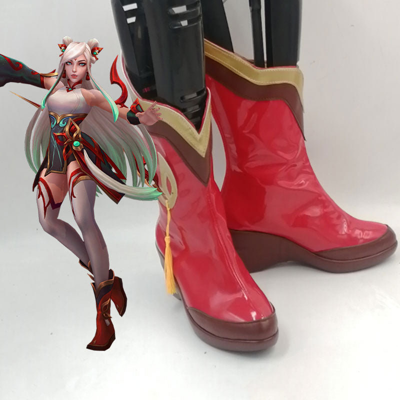 League Of Legends LOL Mythmaker Irelia Cosplay Shoes