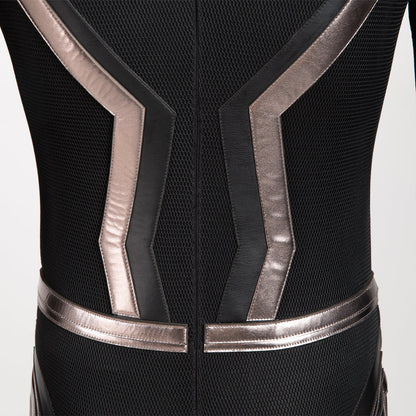 Superhero Black Bolt Jumpsuit Movie Cosplay Costume