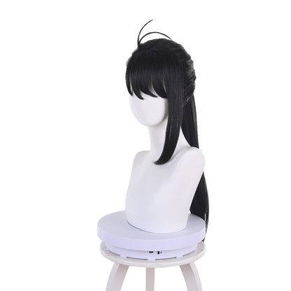 Suzume Iwato Suzume Black Long Cosplay Wig