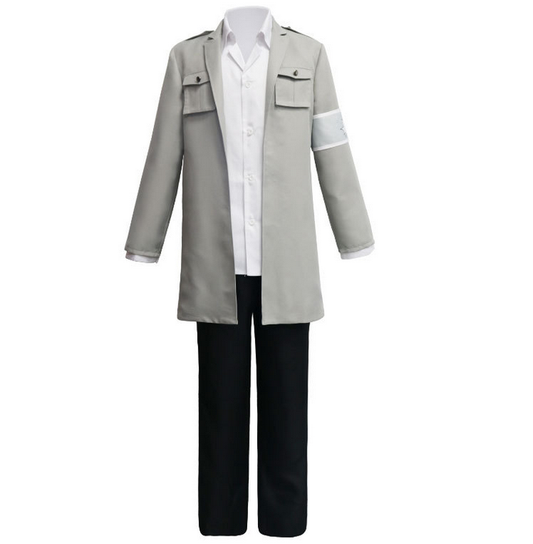 Anime Attack on Titan Season 4 Eren Jaeger Cosplay Uniform