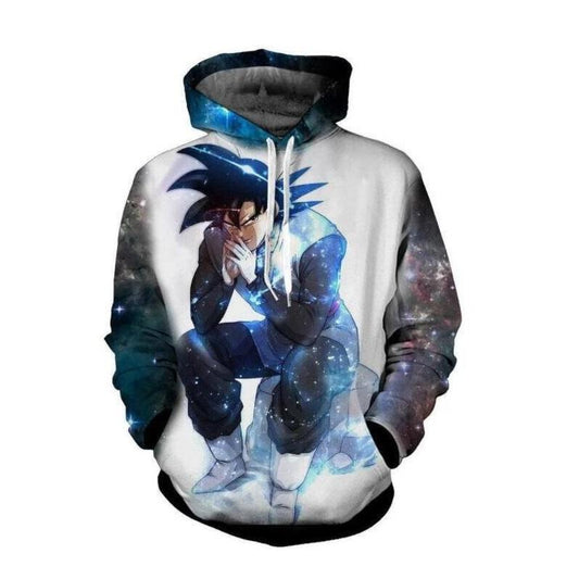 Dragon Ball Z Sitting Goku Pullover Hoodie