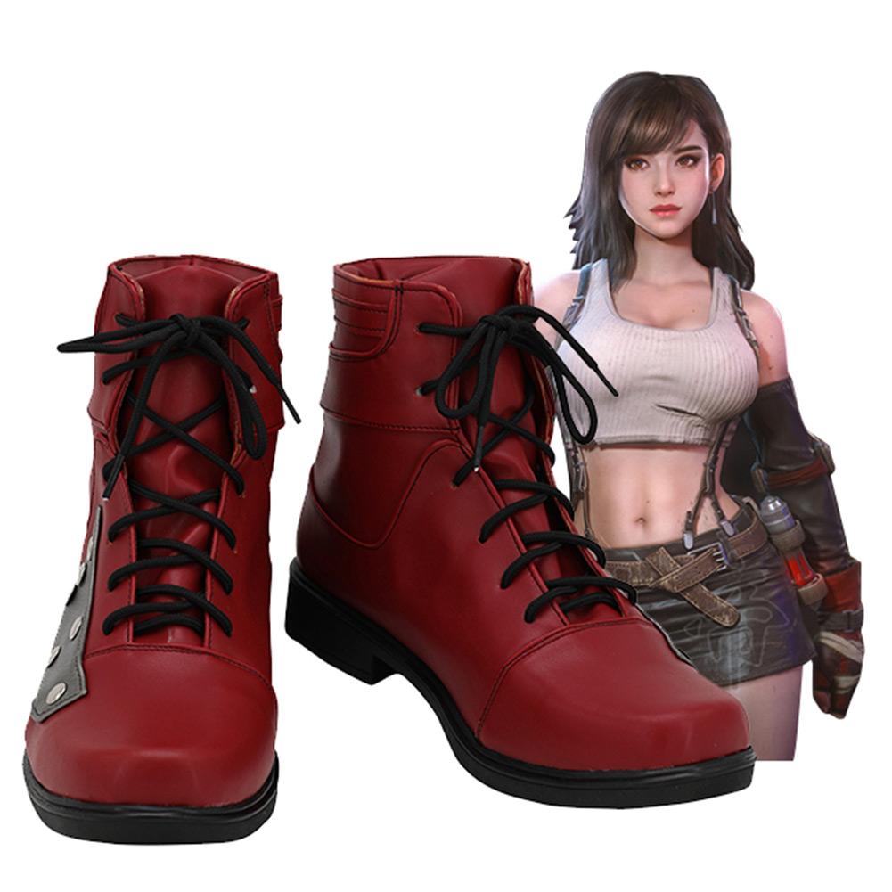 Final Fantasy VII 7 Remake Tifa Lockhart Cosplay Shoes