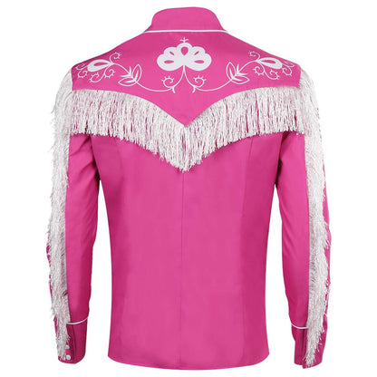 Doll Movie Ken Original Design Pink Retro Shirt Carnival Halloween Cosplay Costume