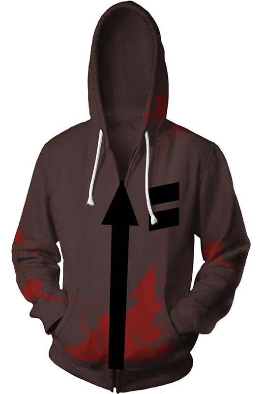 Angels of Death Hoodie Merchandies Isaac·Foster Zack 3D Zip Up Sweatshirt Unisex