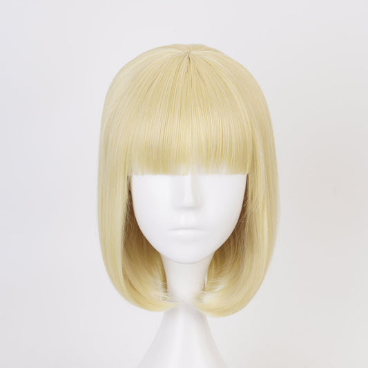 Twisted Wonderland Rook Golden Short Cosplay Wig