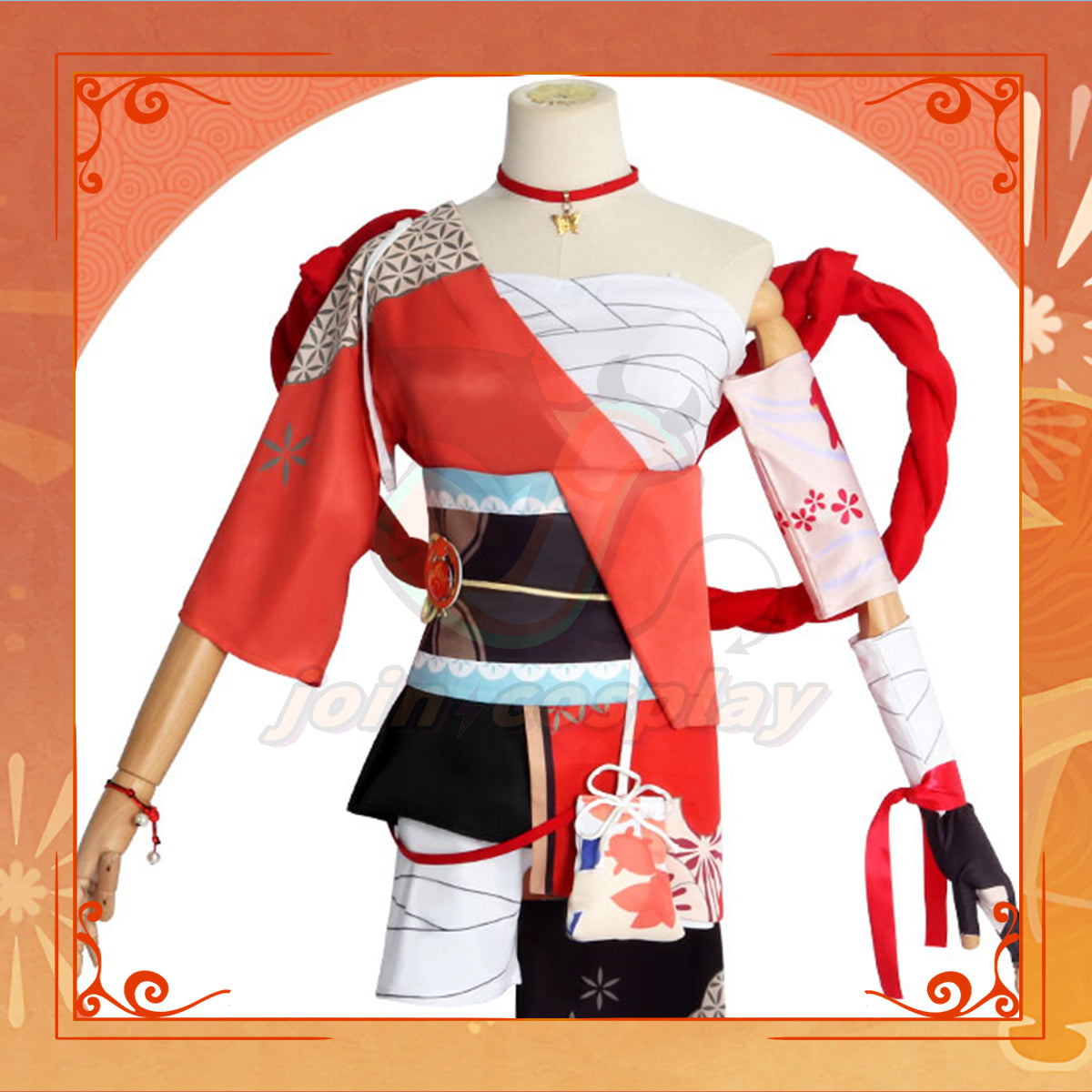 Game Genshin Impact Yoimiya Cosplay Costume