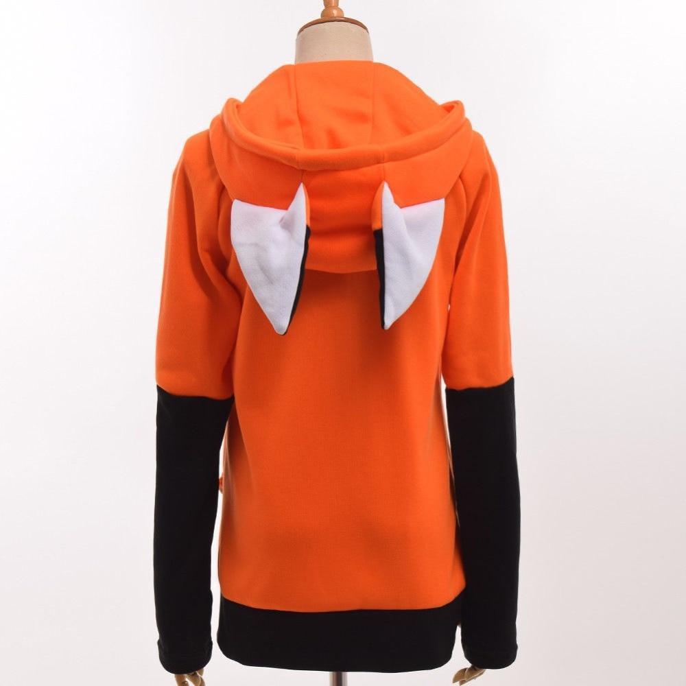 Fox Eared Hoodie Kawaii Hooded Sweatshirt #JU2475