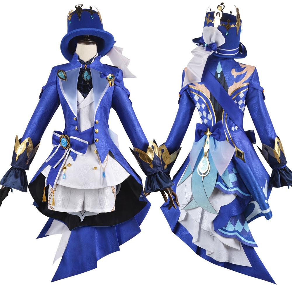 Game Genshin Impact Focalors Cosplay Costume