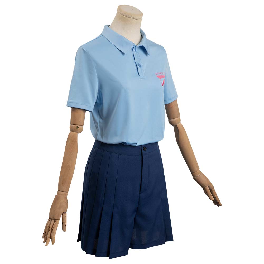 Movie Blue Mailman Outfits Halloween Carnival Cosplay Costume