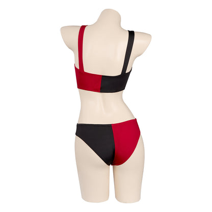 Harley Quinn/Harleen Quinzel Swimsuit Cosplay Costume Two-Piece Swimwear