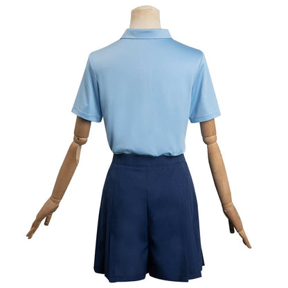 Movie Blue Mailman Outfits Halloween Carnival Cosplay Costume