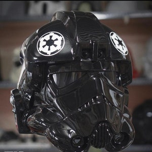 Tie Fighter Pilot Motorcycle Helmet Custom DOT and ECE Approved