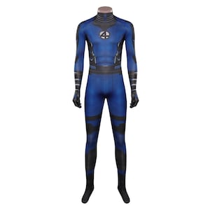 Reed Richards. Cosplay Costume Jumpsuit Strange Fantastic,Cos Fouring Mister ,Bodysuit Outfit Halloween Carnival For Adult Men Boy