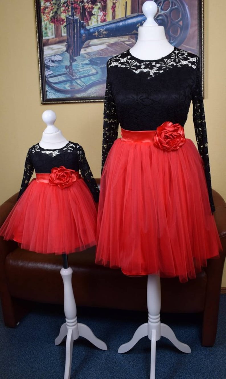 Mother Daughter Matching Dress, Matching Christmas Dresses, Mommy and Me Dress, Matching Christmas Outfits