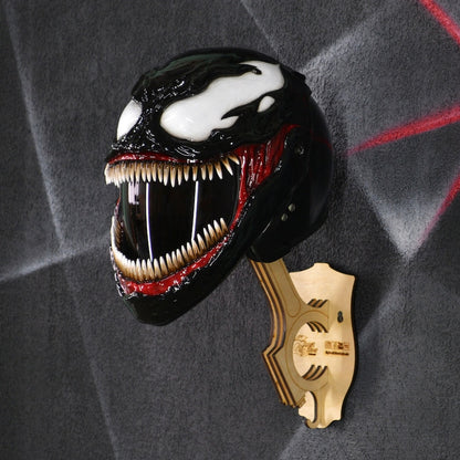 Venom (Symbiote) Motorcycle Helmet. DOT&ECE Certified.