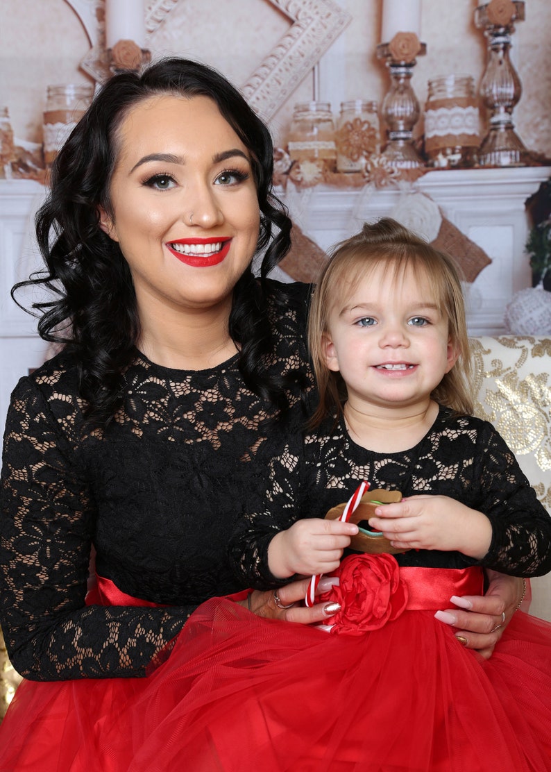 Mother Daughter Matching Dress, Matching Christmas Dresses, Mommy and Me Dress, Matching Christmas Outfits