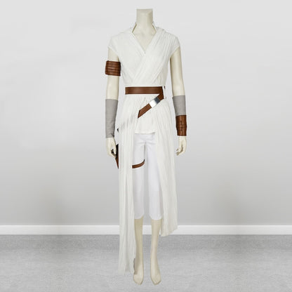 Star Wars 9 The Rise of Skywalker Rey Cosplay Costume Women Outfit