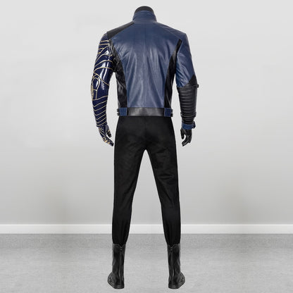 The Falcon and the Winter Soldier Costume Cosplay Suit Bucky Barnes Outfit Ver 1