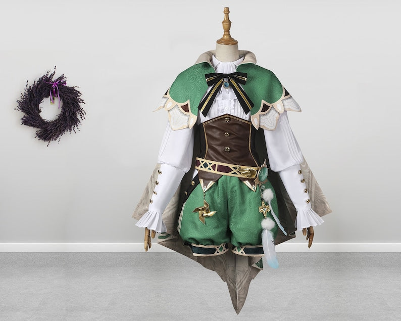 Genshin Impact Venti Costume Cosplay Suit Ver 1