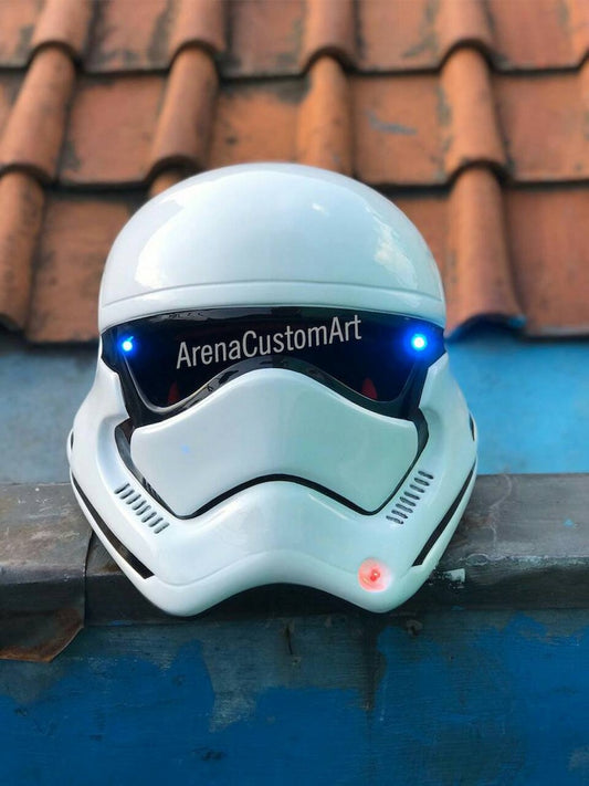 Starwars Stormtrooper Motorcycle Helmet Custom DOT & ECE Certified