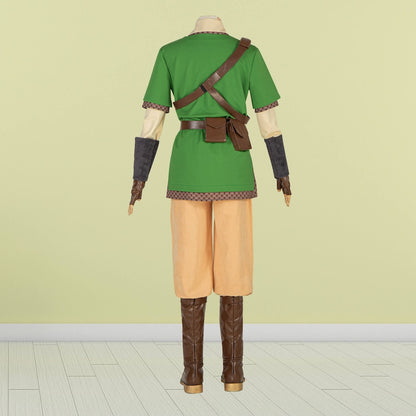 The Legend of Zelda Skyward Sword Link Costume Cosplay Suit Halloween Outfit