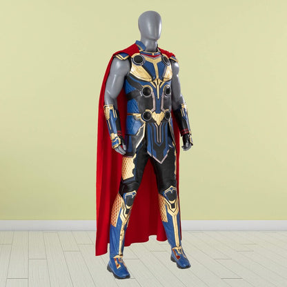 Thor: Love and Thunder Thor Costume Cosplay Suit Blue Halloween Outfit Ver3