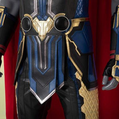 Thor: Love and Thunder Thor Costume Cosplay Suit Blue Halloween Outfit Ver3