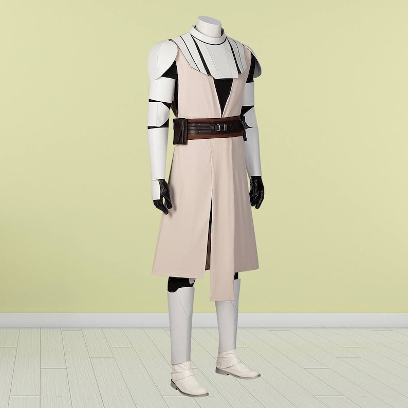 Star Wars The Clone Wars Obi-Wan Kenobi Costume Cosplay Suit Clone Armor Halloween Outfit