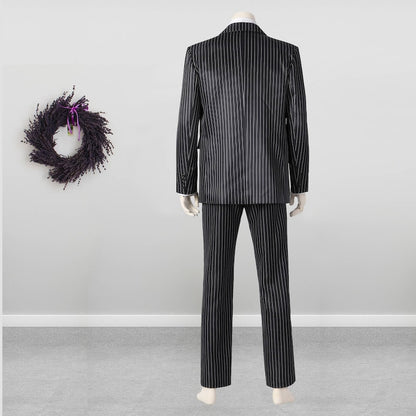 The Addams Family Gomez Addams Costume Cosplay Suit Halloween Men's Outfit