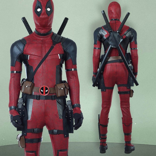 Deadpool 2 Costumes Cosplay Jumpsuit Wade Wilson Deadpool Costume Halloween Party Suit