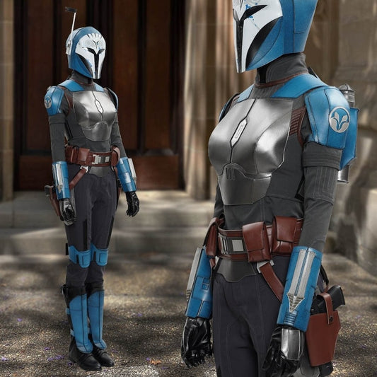 Bo-Katan Kryze Costume Cosplay Battle Uniform Suit The Mandalorian Star Wars Halloween Cosplay Party Suit