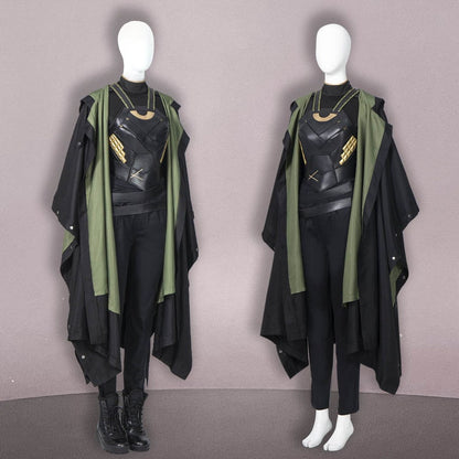 Female Loki Sylvie Lushton Costumes Cosplay Suit Lady Loki Halloween Party Suit