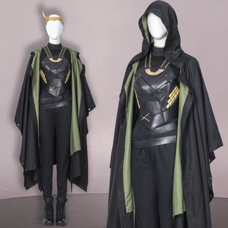 Female Loki Sylvie Lushton Costumes Cosplay Suit Lady Loki Halloween Party Suit